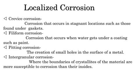 What Is Localized Corrosion