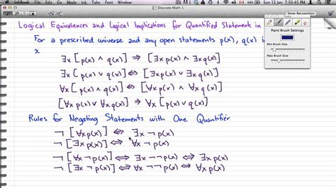 what is logic in discrete mathematics with examples