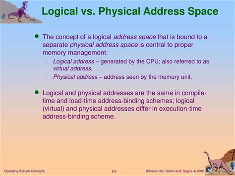 what is logical and physical address space