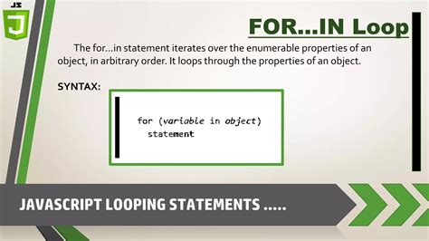 what is looping statements in javascript