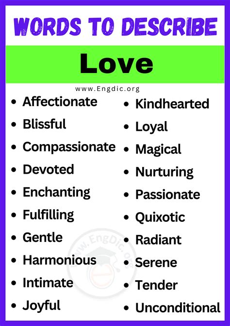 what is love explain in one word