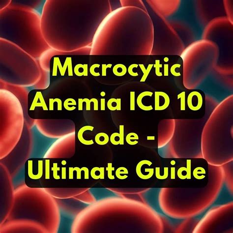 what is macrocytic anemia icd 10 code
