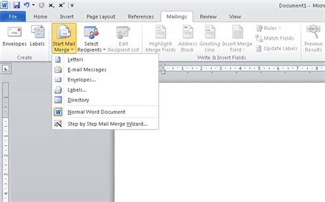 what is mail merge in ms word explain