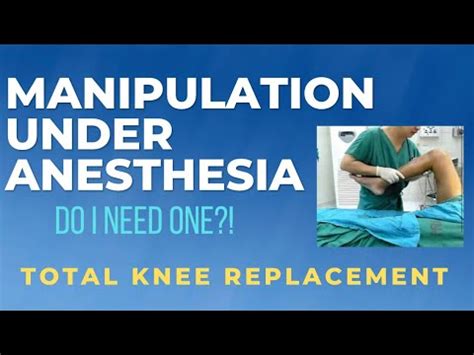 What Is Manipulation In Surgery