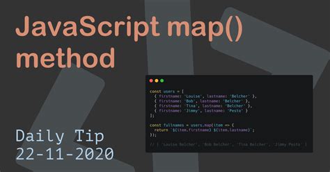 what is map method in javascript
