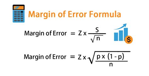what is margin of error formula in statistics