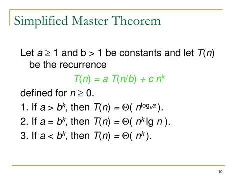 what is master method in dsa