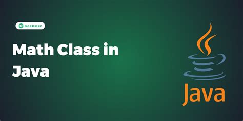 what is math class in java
