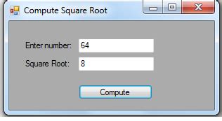 what is math sqrt in c#