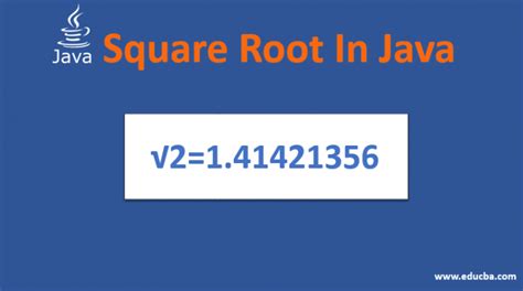 what is math sqrt in java