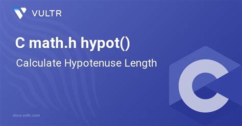 What Is Math.hypot