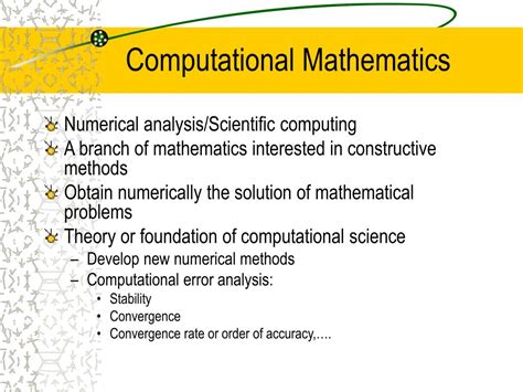 what is mathematical computation