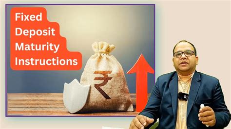 what is maturity instructions fixed deposit hdfc