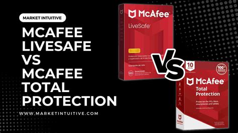 what is mcafee livesafe vs total protection