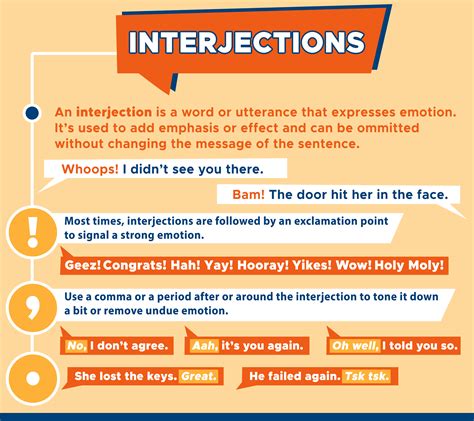 what is meaning of interjection with example
