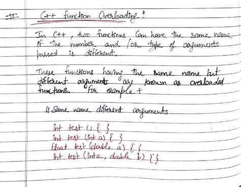 what is meant by function overloading in c plus plus