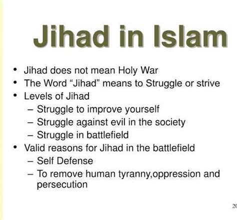 what is meant by jihad