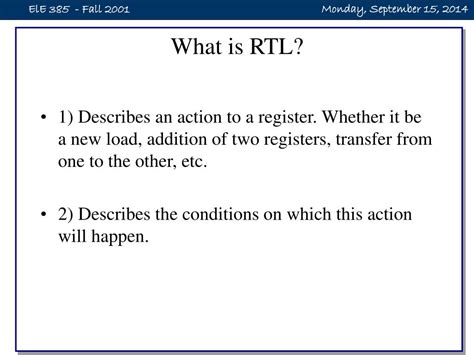 what is meant by rtl