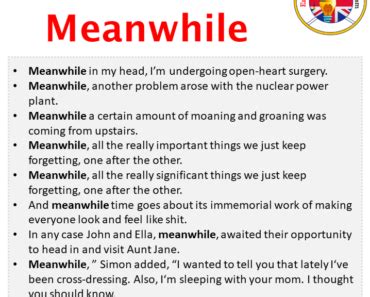 what is meanwhile in spanish