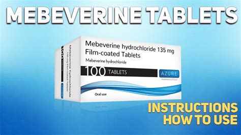 what is mebeverine used for in adults