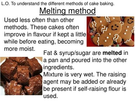 what is melting method in baking