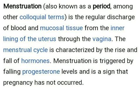 what is menstruation explain class 8 brainly answer