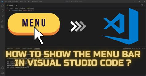 What Is Menu Bar In Visual Studio