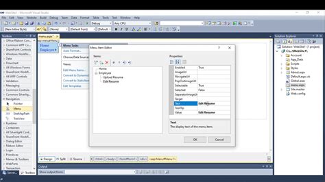 What Is Menu Control In Asp.net