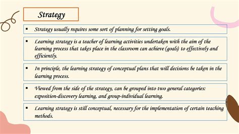 what is methods and strategies