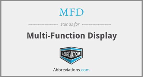 what is mfd stand for