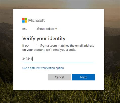 what is microsoft verification code