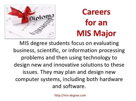 what is mis degree stand for