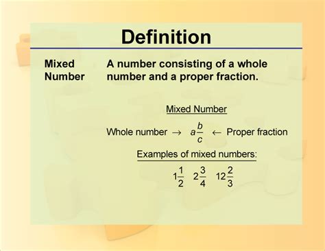 what is mixed fraction with example in maths