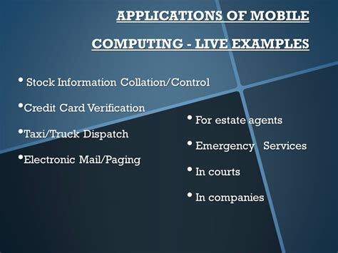 What Is Mobile Computing With Example