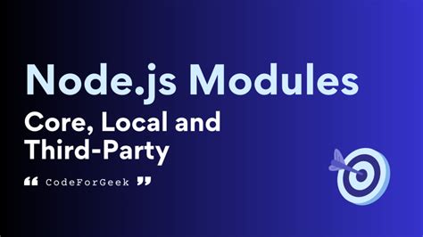 what is modules in node js