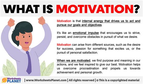 what is motivation explain its process