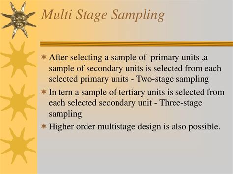 what is multiple stage sampling