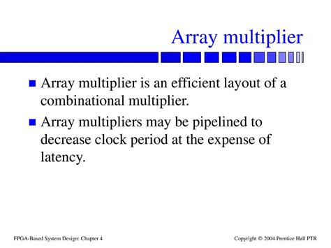 what is multiplier explain the array multiplier