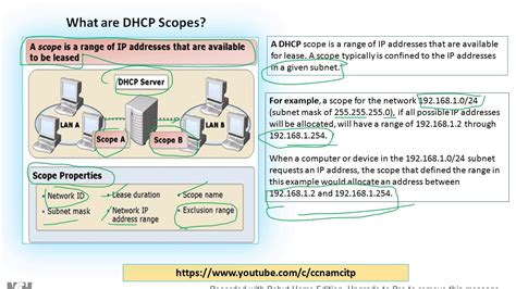what is my dhcp scope