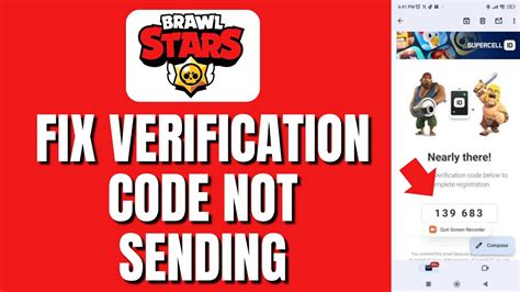 what is my verification code in brawl stars