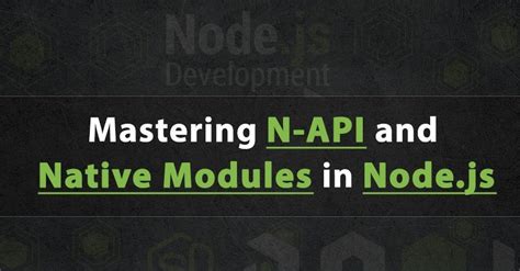 what is native modules in node js