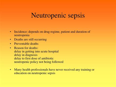 what is neutropenic sepsis in cancer patients