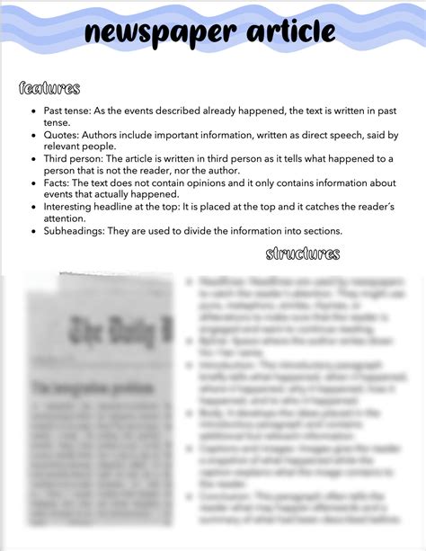 What Is Newspaper Article Definition