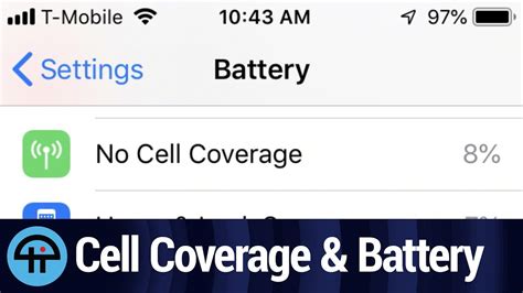 what is no cell coverage on iphone