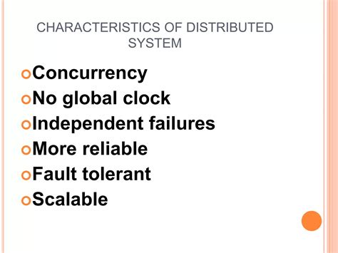 What Is No Global Clock In Distributed System