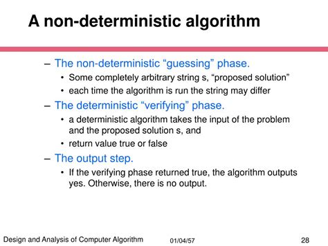 what is non deterministic algorithm