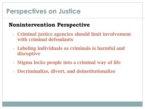 what is non intervention in criminal justice