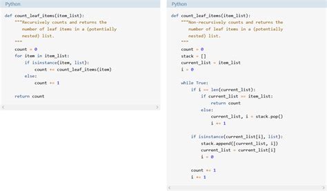 what is non recursive function in python