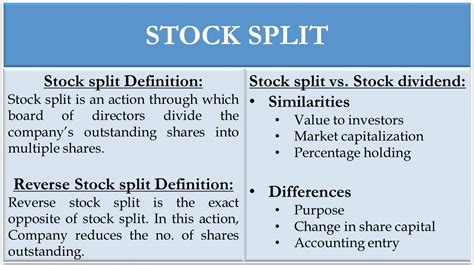 what is not an advantage of a stock split