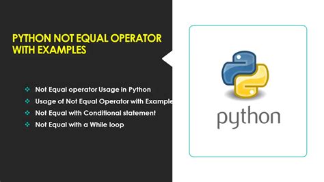 what is not equal in python